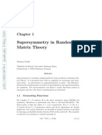 Supersymmetry in Random Matrix Theory