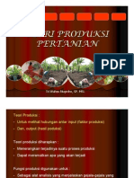 4. Teori Produksi Pertanian 1