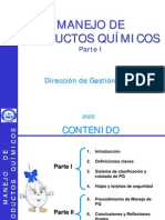 Manejo de Productos Quimicos