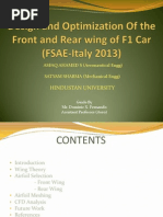 Download Design and Optimization of the Front and Rear wing of an F1 car  by Ashfaq Ahamed SN135867914 doc pdf