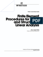 Finite Element for Solids and Structures Linear Analysis Bathe 194p