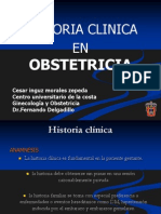 Historia Clinica en Obstetricia