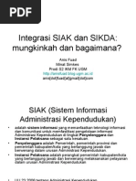 Download Integrasi SIAK Dan SIKDA by Anis Fuad SN13587215 doc pdf