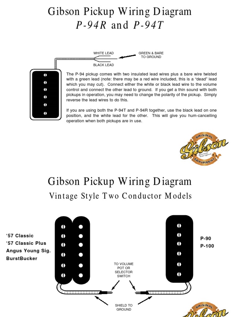 Gibson P 90 Wiring | PDF | Sports & Recreation | Home & Garden