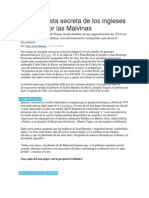 La propuesta británica de condominio sobre Malvinas a Perón en 1974