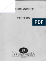 Rachmaninov Vespers 1 and 2