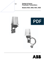 Operating Instruction: Deltapi N Series Pneumatic Transmitters Models Nda, NDB, NDC, NDD