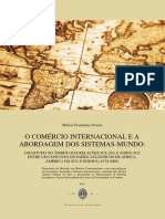 Dissertação (O comércio internacional e a abordagem dos sistemas-mundo)