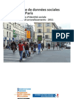 PARIS données sociales par arrondissement 2011