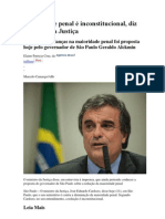 Maioridade Penal É Inconstitucional