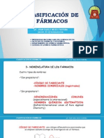 Clasificacion de Los Farmacos