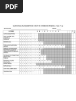 Roteiro 7ºano - GRÁFICO PARA PLANEJAMENTO DE ESTUDO DOS ROTEIROS DE PESQUISA