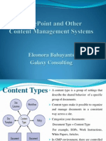 SharePoint and Other Content Management Systems