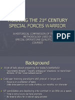 Training The 21 Century Special Forces Warrior