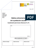 Cuestionario 5 Habitos Alimentarios Alumnado 3y4