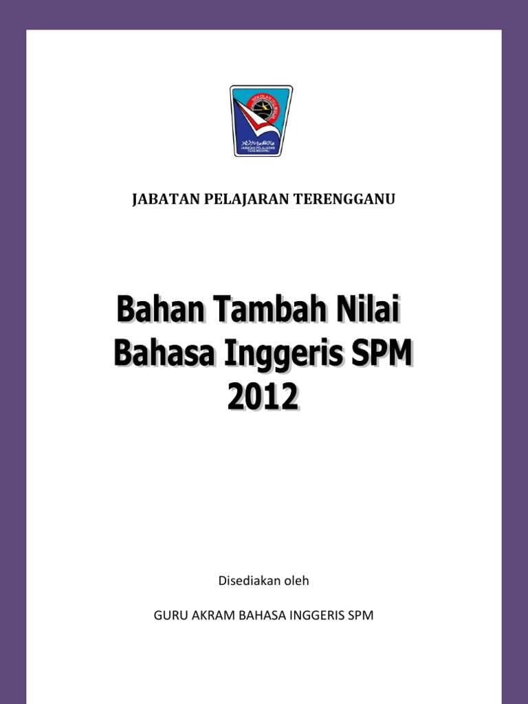 Spot essay spm 2012