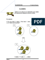 1er Grado Algebra