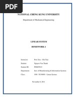 Linear System Theory: Controllable, Uncontrollable, Observable and Unobservable.