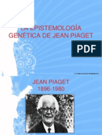 La Epistemologia Genetica de Jean Piaget