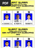 Tata Cara Pemilihan Ketua OSIS Yang Benar