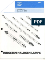 Sylvania Engineering Bulletin - Tungsten Halogen Lamps 1988