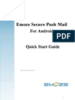 Emoze Secure Push Mail: For Android Quick Start Guide