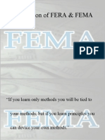 Comparison of FERA & FEMA