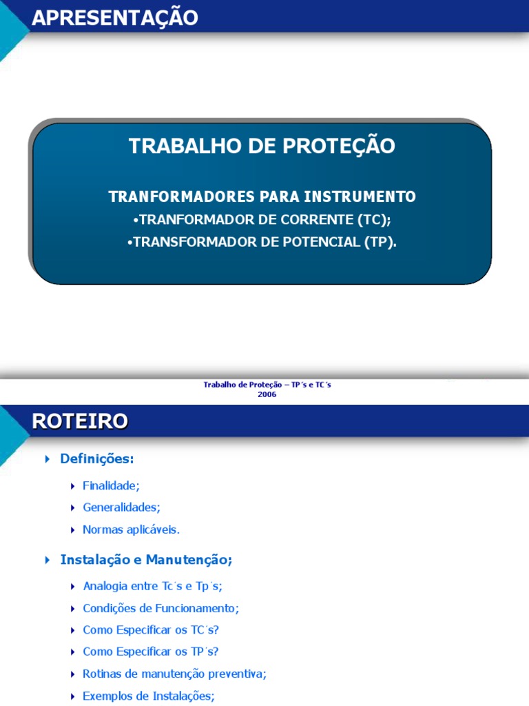 Apresentacao TC e TP | PDF