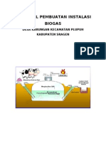 Proposal Pembuatan Biogas