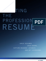Crafting The Professionals Resume