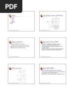 Topics High-Density Memory Architecture: Rom Sram Dram