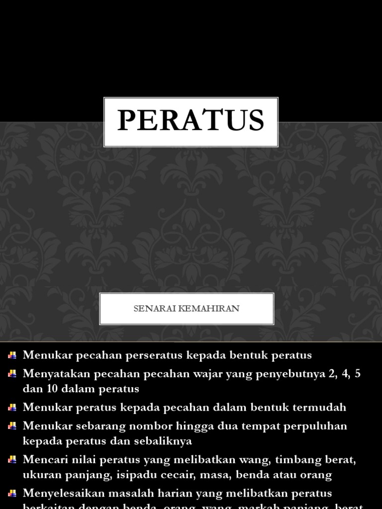 Peratus | PDF