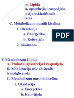 Lipidi Metabolizam