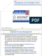 Business Process Management and Knowledge Toolkit: 8/3/11 HY 565 - ADONIS Laboratory