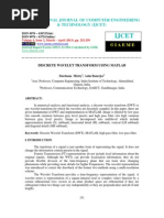 Download Discrete Wavelet Transform Using Matlab by IAEME Publication SN135970853 doc pdf