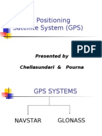 Global Positioning Satellite System (GPS) : Presented by Chellasundari & Pourna Ii Ece - B