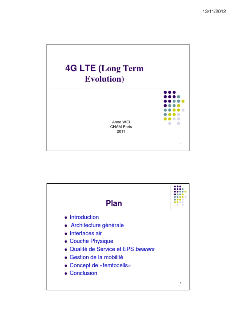 4GLTE (: Long Term Evolution) | PDF