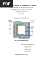 Relatório Transformador