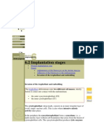 Stages of Implantation