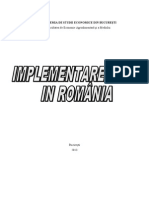 Implementarea PAC in Romania