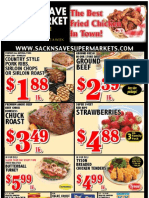 Ground Beef: Country Style Pork Ribs, Sirloin Chops or Sirloin Roast