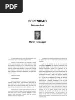 Heidegger, Serenidad