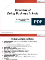 An Overview of Doing Business in India - July 2010