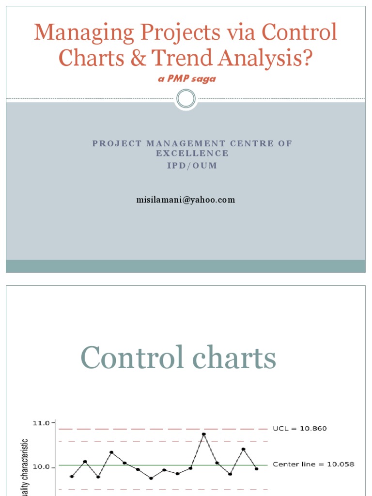 Control Charts & Trend Analysis in PMP | PDF