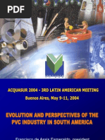 EVOLUTION AND PERSPECTIVES OF THE
PVC INDUSTRY IN SOUTH AMERICA
