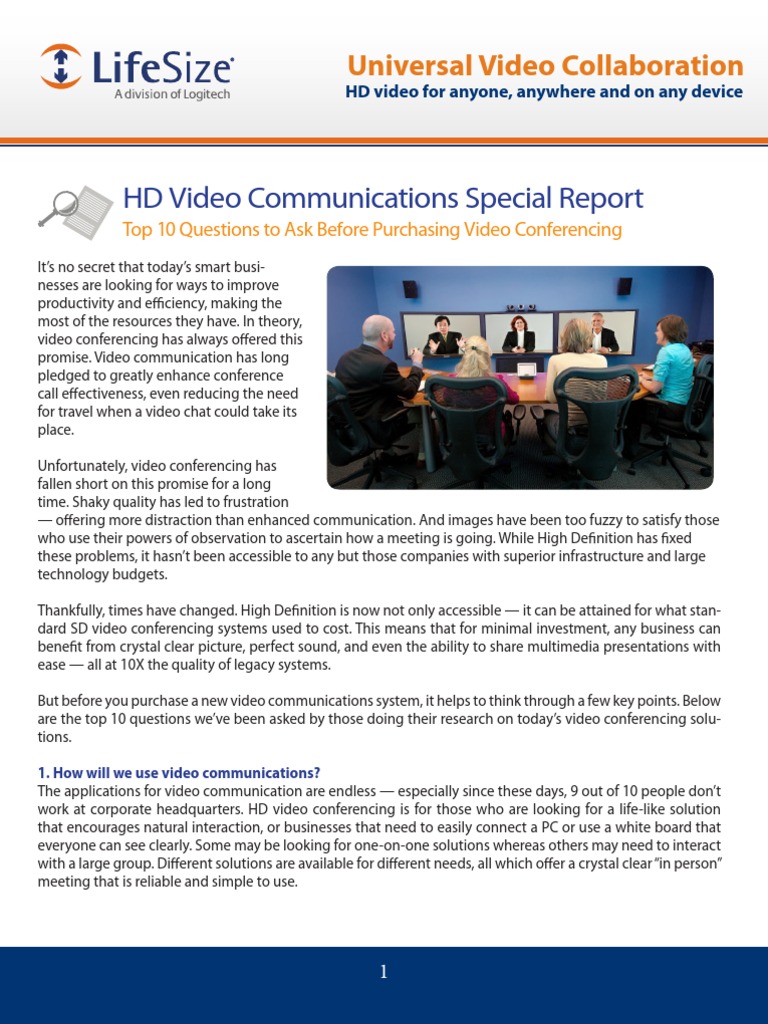 10 Essential Tips Lifesize | PDF | Videoconferencing | Conference Call