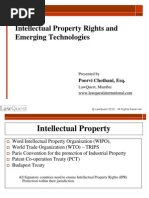 Intellectual Property Rights and Emerging Technologies: Poorvi Chothani, Esq