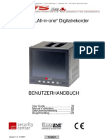 Manual / MJPEG „All-in-one“ Digitalrekorder mit eingebautem 8“ TFT Display 