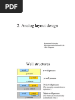 Analog Layout Design: Kanazawa University Microelectronics Research Lab. Akio Kitagawa