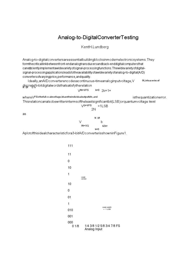 Testing Adc | PDF